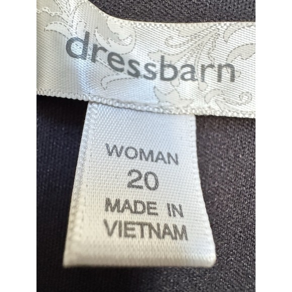 Vtg Y2K Dressbarn Midi Dress 20 Lace Sheet Fairy Grunge Whimsigoth Black Witchy - Picture 13 of 16